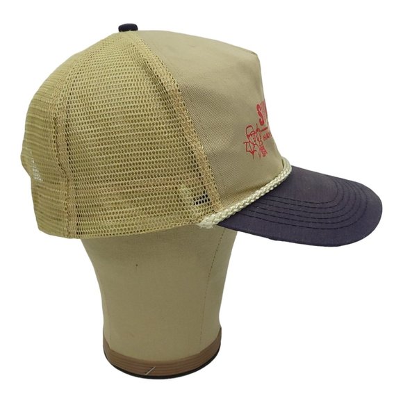 Vintage Otto Surveyor Hayes Instrument Mesh Rope Braid Snapback Cap Trucker Hat - Picture 9 of 13